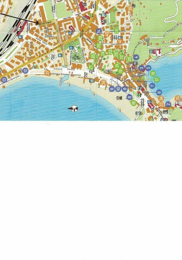 Ludovica Trilocale Centrale Con Posto Auto Sestri Levante Kültér fotó
